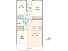 【東京都/葛飾区東堀切】ウッディライフお花茶屋 間取り図