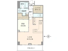 【東京都/墨田区京島】イーストコア曳⾈⼀番館 間取り図