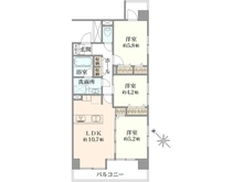 【東京都/葛飾区青戸】レガリアシティ青戸プライムコート 間取り図