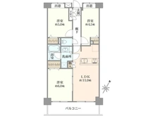 【東京都/葛飾区堀切】ワコーレ堀切菖蒲園II  間取り図