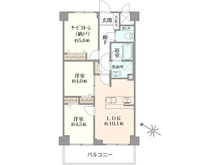 【東京都/葛飾区奥戸】ライオンズマンション小岩第5  間取り図