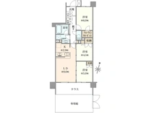 【東京都/江戸川区北小岩】レーベン北小岩ディスカバリーII 間取り図