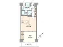 【東京都/墨田区東向島】コスモ東向島 間取り図