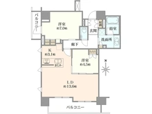 【東京都/墨田区太平】ブランズ錦糸町 間取り図