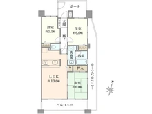 【東京都/江戸川区東小岩】ドラゴンマンション小岩壱番館 間取り図