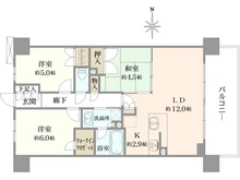 【東京都/江戸川区本一色】レーベン新小岩innovia 間取り図