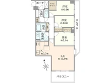 【東京都/府中市天神町】府中天神パークホームズ 間取り図