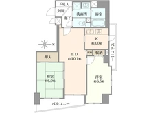 【東京都/府中市清水が丘】ライオンズステーションプラザ東府中 間取り図