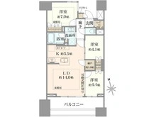 【東京都/多摩市関戸】ブリリア聖蹟桜ヶ丘ブルーミングテラス 間取り図