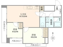 【東京都/府中市宮西町】セザールプラザ府中 間取り図