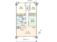 【東京都/多摩市関戸】メロディーハイム聖蹟桜ヶ丘 間取り図