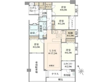 【東京都/府中市四谷】ルイシャトレ府中フェアリーコート 間取り図