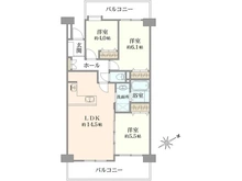 【東京都/府中市天神町】府中天神町パーク・ホームズ 間取り図