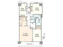 【東京都/多摩市関戸】ファミール聖蹟桜ヶ丘グランデージ 間取り図