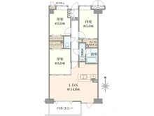 【東京都/府中市是政】ダイアパレスグランジェ府中是政 間取り図