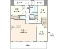 【東京都/府中市四谷】アルソス・ジャルディーノ 間取り図
