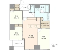 【東京都/港区高輪】高輪ザ・レジデンス 間取り図