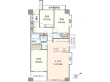 【東京都/府中市晴見町】ステイツ府中けやき通り 間取り図