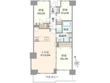 【東京都/府中市緑町】ダイヤモンドスクエア東府中 間取り図