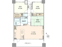 【東京都/多摩市連光寺】ライオンズ聖蹟桜ヶ丘パシーナ 間取り図