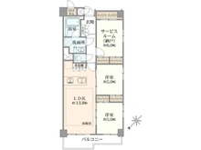 【東京都/府中市府中町】ミオカステーロ府中町 間取り図