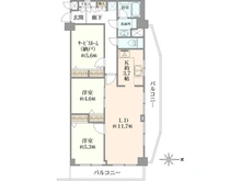 【東京都/府中市美好町】クレール府中 間取り図