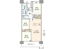 【東京都/府中市晴見町】エステート晴見　2号棟 間取り図