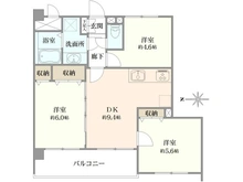 【東京都/府中市宮西町】マートルコート府中 間取り図