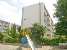 【東京都/調布市染地】多摩川住宅ハ-7号棟 外観