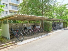 【東京都/調布市染地】多摩川住宅ハ-7号棟 駐輪場