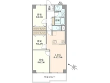 【東京都/八王子市北野町】ネオコーポ八王子 間取り図