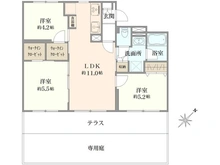 【東京都/調布市調布ケ丘】ライオンズマンション調布ヶ丘 間取り図