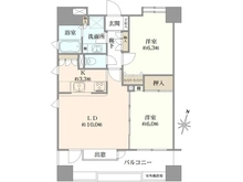 【東京都/世田谷区松原】ヴェルピア松原 間取り図