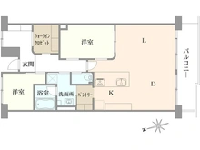 【東京都/府中市押立町】コープ府中武蔵野台1号棟 間取り図