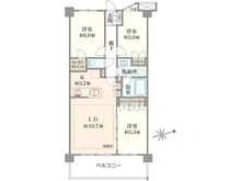 【東京都/府中市押立町】アンビシャス府中武蔵野台 間取り図