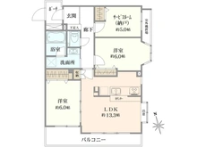 【東京都/府中市八幡町】レクセルマンション府中 間取り図