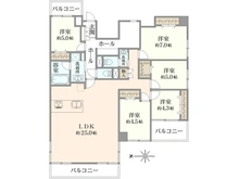 【東京都/多摩市関戸】ハイマート第二聖蹟桜ヶ丘 間取り図