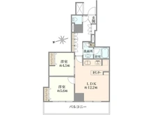 【東京都/府中市宮町】グランタワー府中ラ・アヴェニュー 間取り図