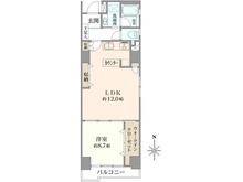 【東京都/府中市宮町】メゾン府中 間取り図