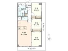 【東京都/府中市片町】府中スカイハイツ 間取り図