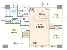 【東京都/府中市白糸台】アーデル府中白糸台通り 間取り図
