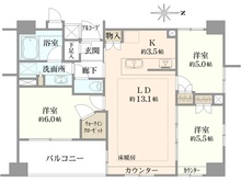【東京都/府中市白糸台】アーデル府中白糸台通り 間取り図