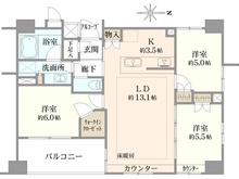 【東京都/府中市白糸台】アーデル府中白糸台通り 間取り図