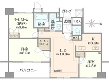 【東京都/府中市白糸台】アーデル府中白糸台通り 間取り図