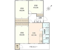 【東京都/立川市羽衣町】立川羽衣町住宅 2号棟 間取り図