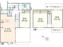【東京都/多摩市豊ヶ丘】ヒルサイドテラス豊ヶ丘 10号棟 間取り図