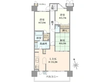 【東京都/府中市住吉町】ラヴィラ府中多摩川 間取り図