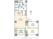 【東京都/府中市宮町】メゾン府中 間取り図