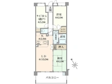 【東京都/府中市小柳町】府中武蔵野台ダイヤモンドマンション 間取り図