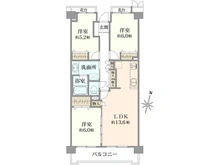 【東京都/多摩市関戸】ファミール聖蹟桜ヶ丘 間取り図